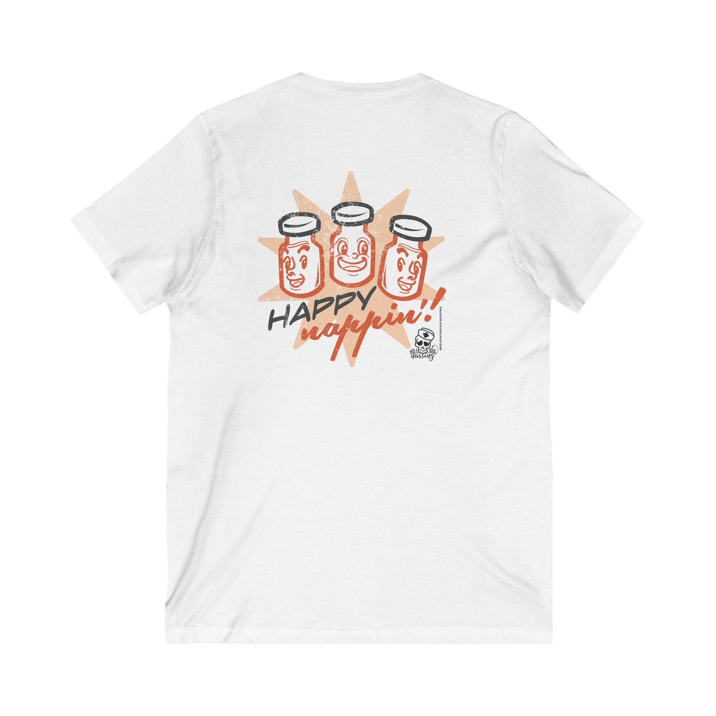 Happy Nappin' V-Neck Tee