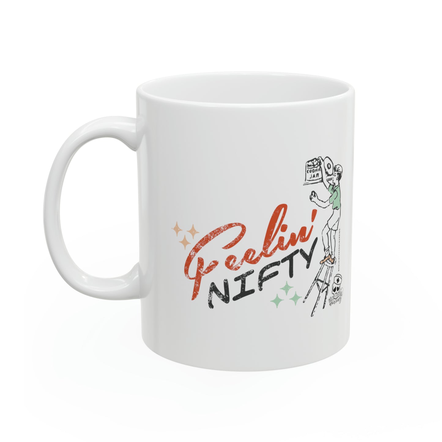 Feelin' Nifty (Boy) Ceramic Mug, 11oz