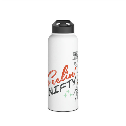 Feelin' Nifty (Boy) Stainless Steel Water Bottle, 32oz